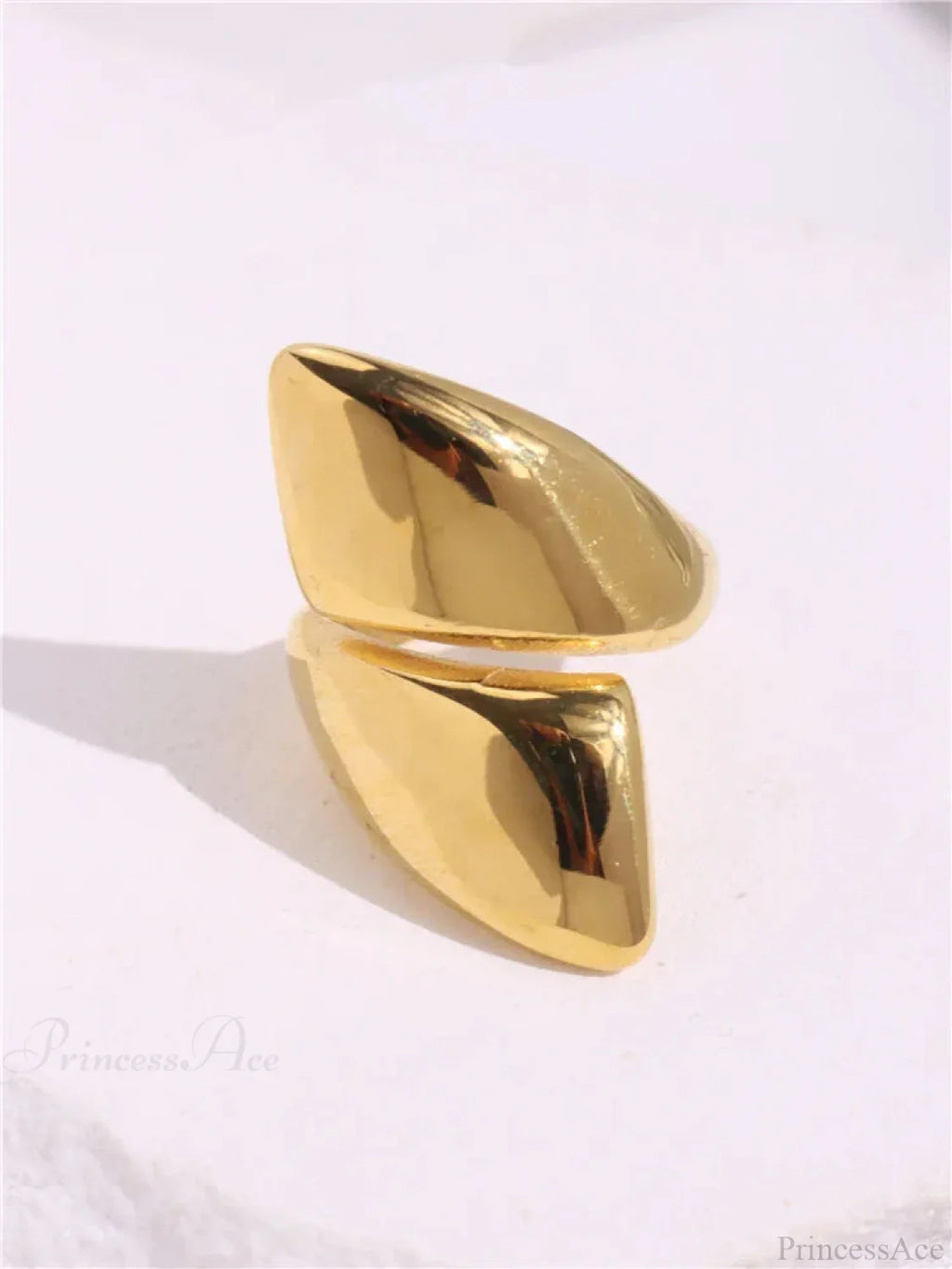 Geometric Gothic Titanium Strong Ring