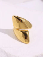 Geometric Gothic Titanium Strong Ring