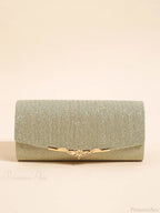 Glitter Envelope Evening Bag Detachable Chain Clutch Bag