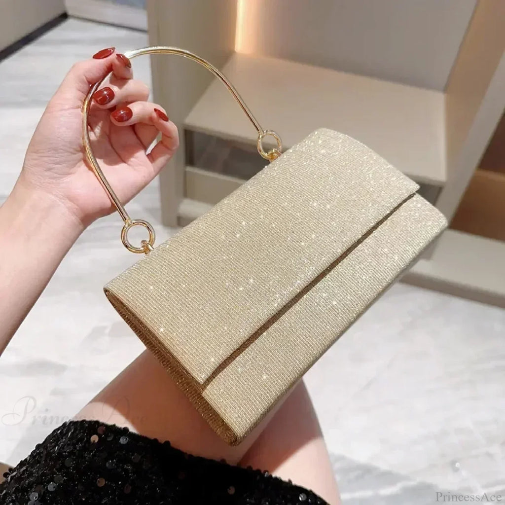 Glitter Wedding Clutch Shoulder Bag for Women