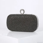Gold Diamond Dinner Clutch Wristlet