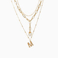 Boho Gold Plated Charm Pendant Layered Necklace