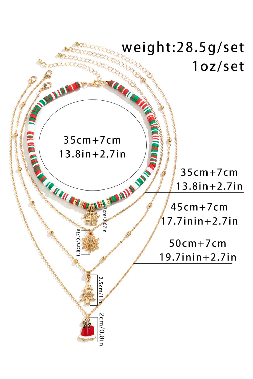 Golden Festival Pendant Necklace Set with Beaded Accents
