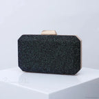Golden Yellow Luxury PU Clutch Wristlet