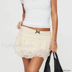 Gothic Lace Pencil Mini Skirt