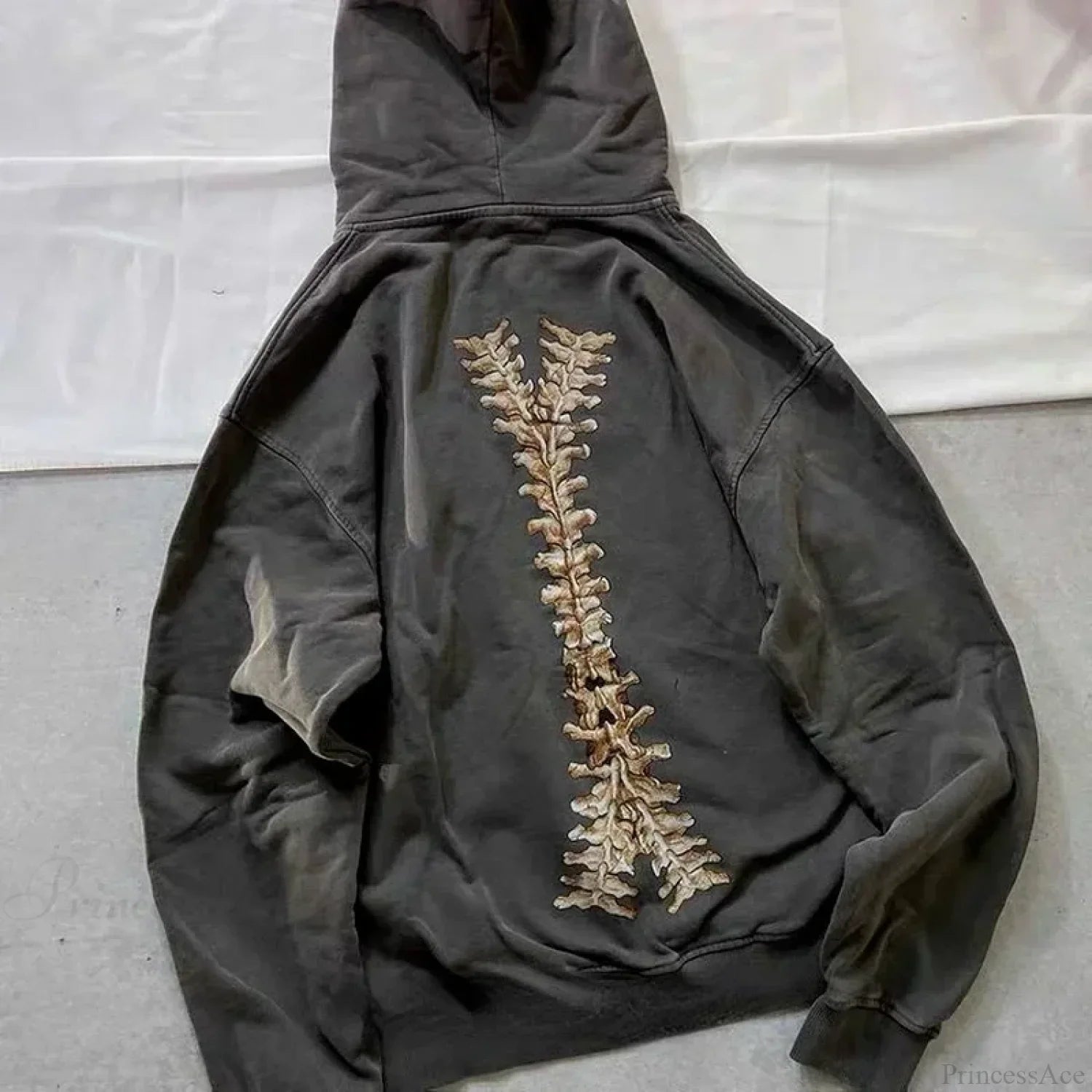 Gothic Long Sleeve Zipper Hoodie