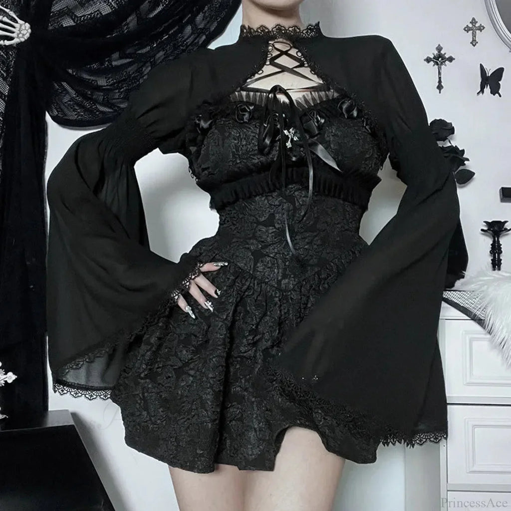 Graceful Tie Up Chiffon Top