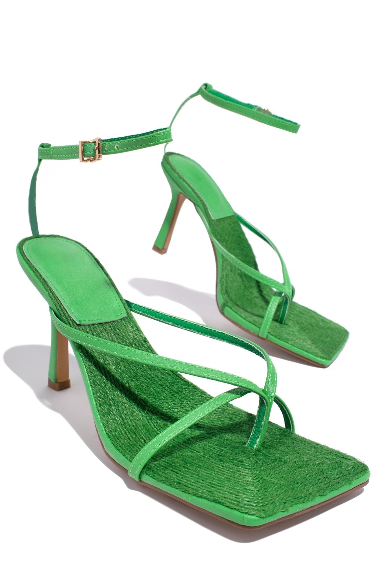 Green Catrina Heels