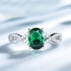 Gemstone Infinity Ring