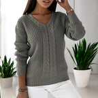 | Cable knit sweater