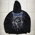 Grunge Zip Up Sweatshirt