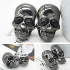Halloween Dark Spider Amulet Stud Earring