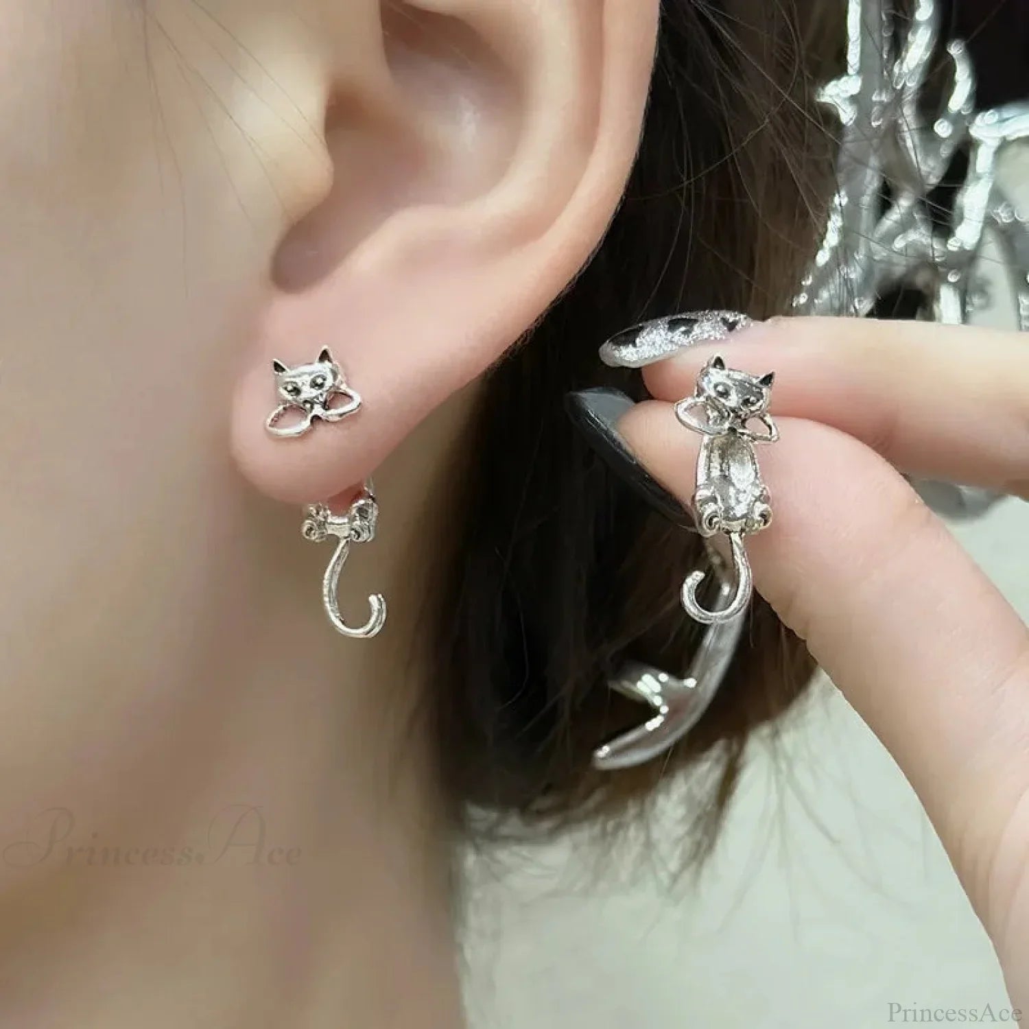 Handcrafted 3D Animated Polymer Clay Earring