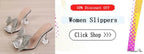 Handmade Embroidered Butterfly Women's Transparent Heels Platform Sandals