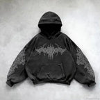 Harajuku Mysterious Printed Hoodie