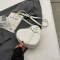 Heart Shaped PU Leather Shoulder Bag