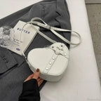 Heart Shaped PU Leather Shoulder Bag