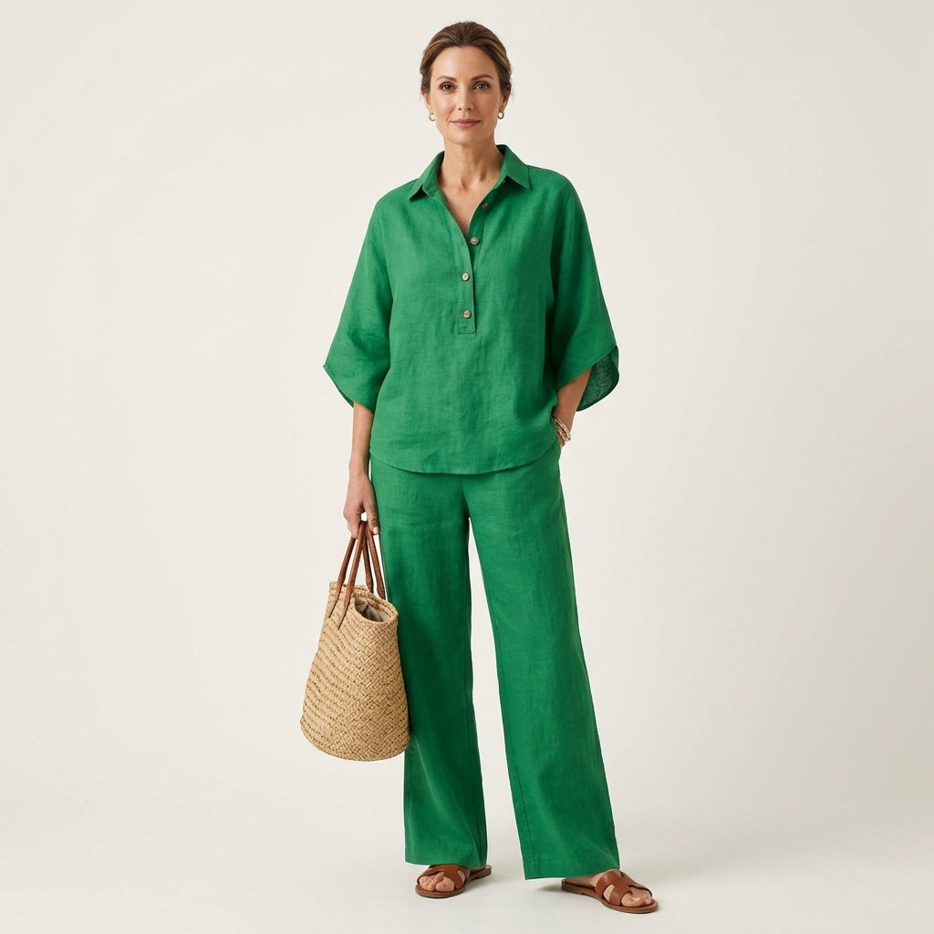 Sophie | Linen Two-Piece Set