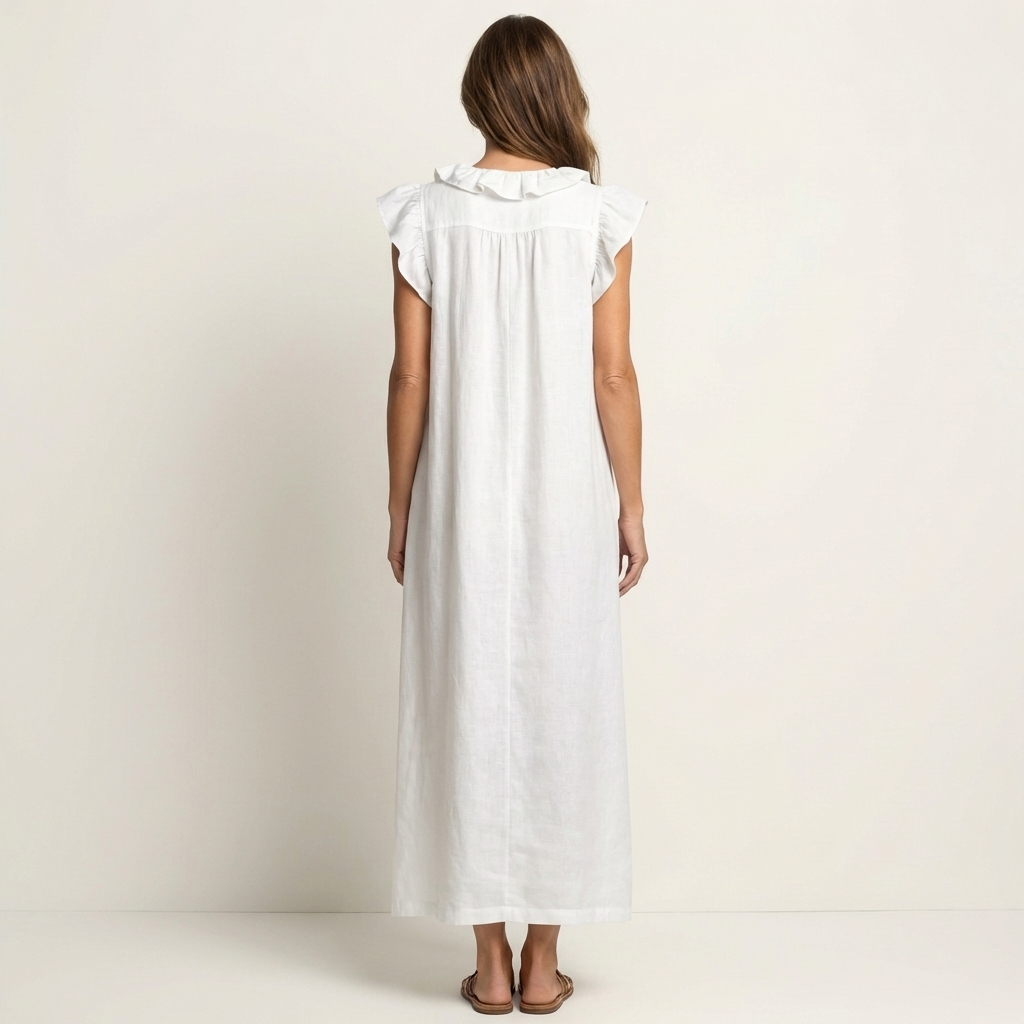 Elara | Ruffle Maxi Dress