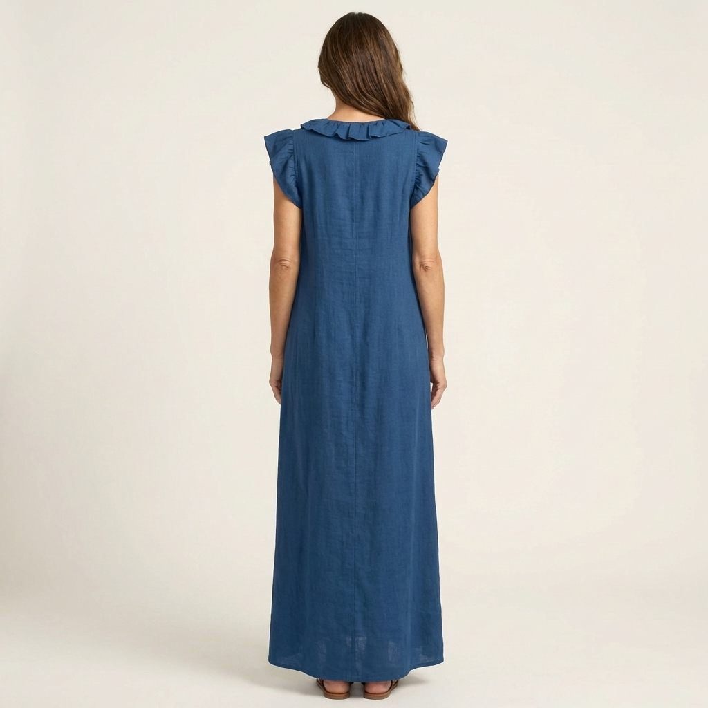 Elara | Ruffle Maxi Dress