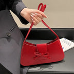 High-Grade Retro PU Leather Underarm Bag