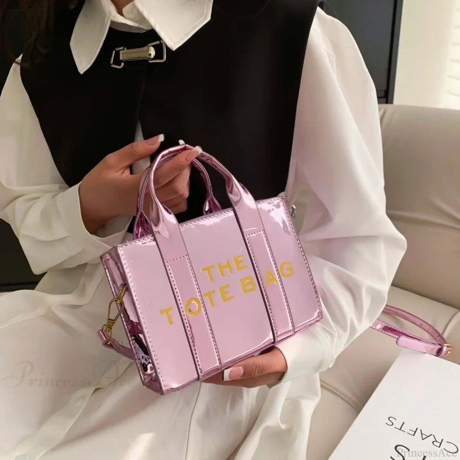 High-Quality Leather Designer Luxury Satchel Handbag