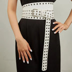 Hip Hop Gothic Punk Rivet Waistband Belt