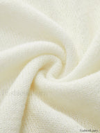 Hollow Draped Snug Knit Top