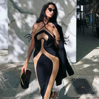 Hollow Out Maxi Party Dress