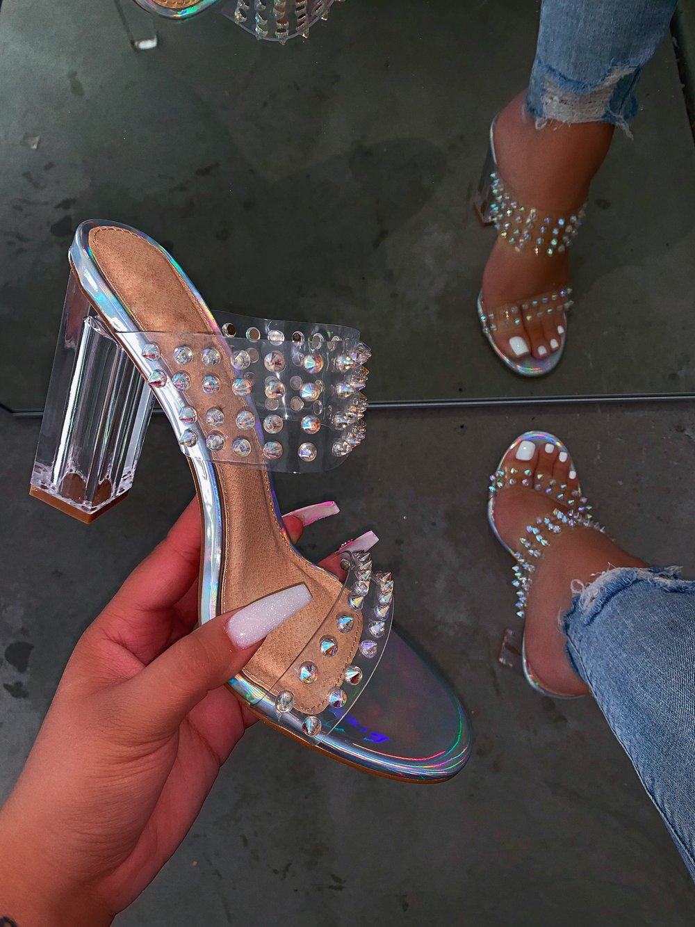 Pamela Hologram Heels