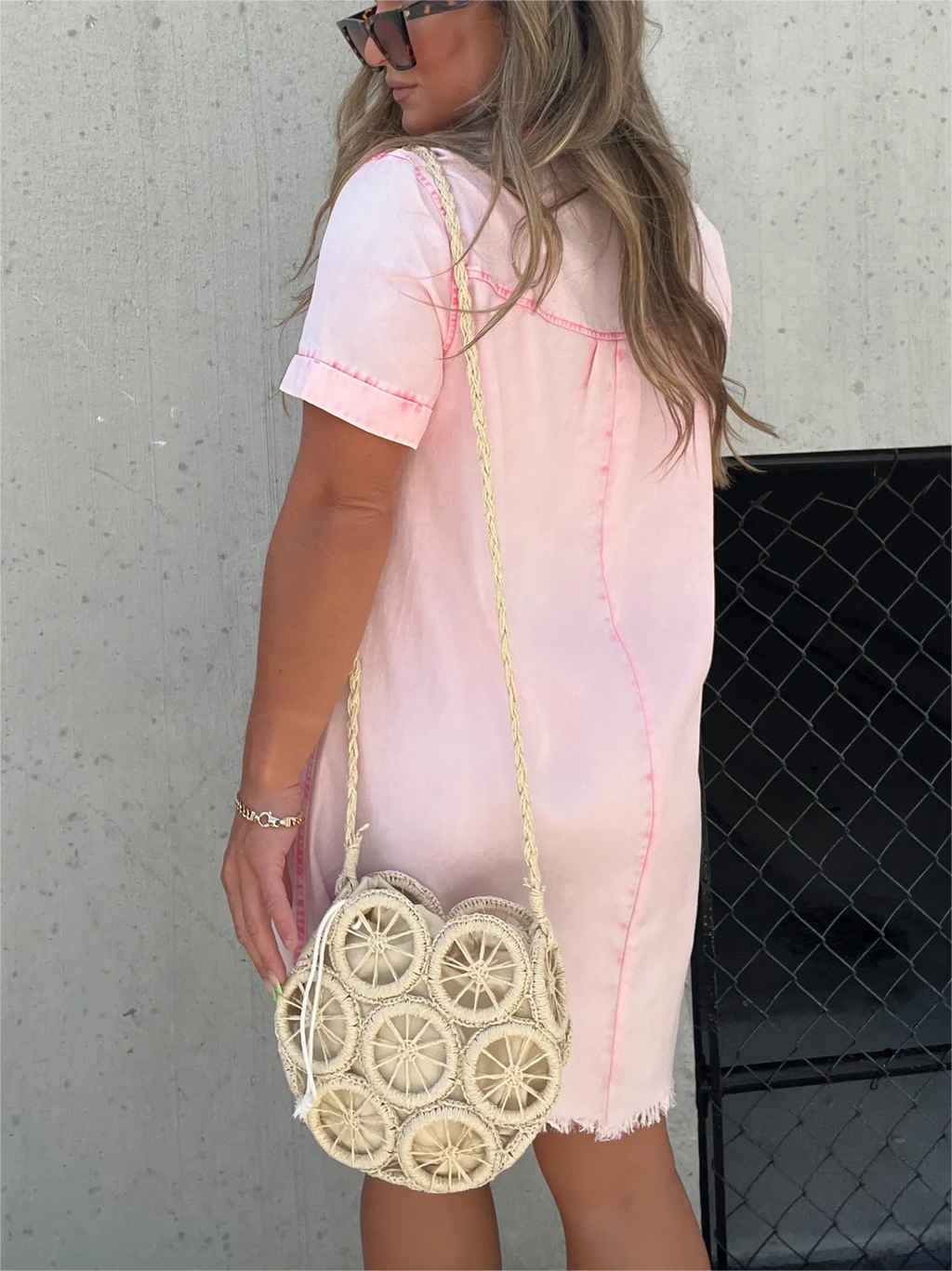 | Summer Washed Shirt Dress