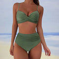 | High Waist Bikini, Twist Top
