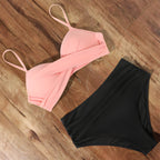 | High Waist Bikini, Twist Top
