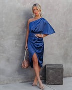 Maya Timeless Silk Party Dress Statement Occasion Edit