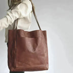 Elara | Classic Leather Tote