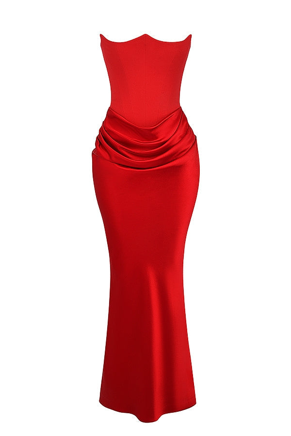 Rosario Aesthetic Luxury Maxi Dress Chic Silhouette Collection