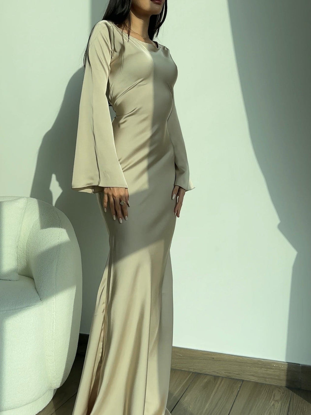 | Elegant Evening Dress, Mermaid Fit