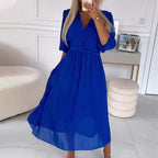 Juliana Chic Light Chiffon Summer Dress Premium Wardrobe Essential
