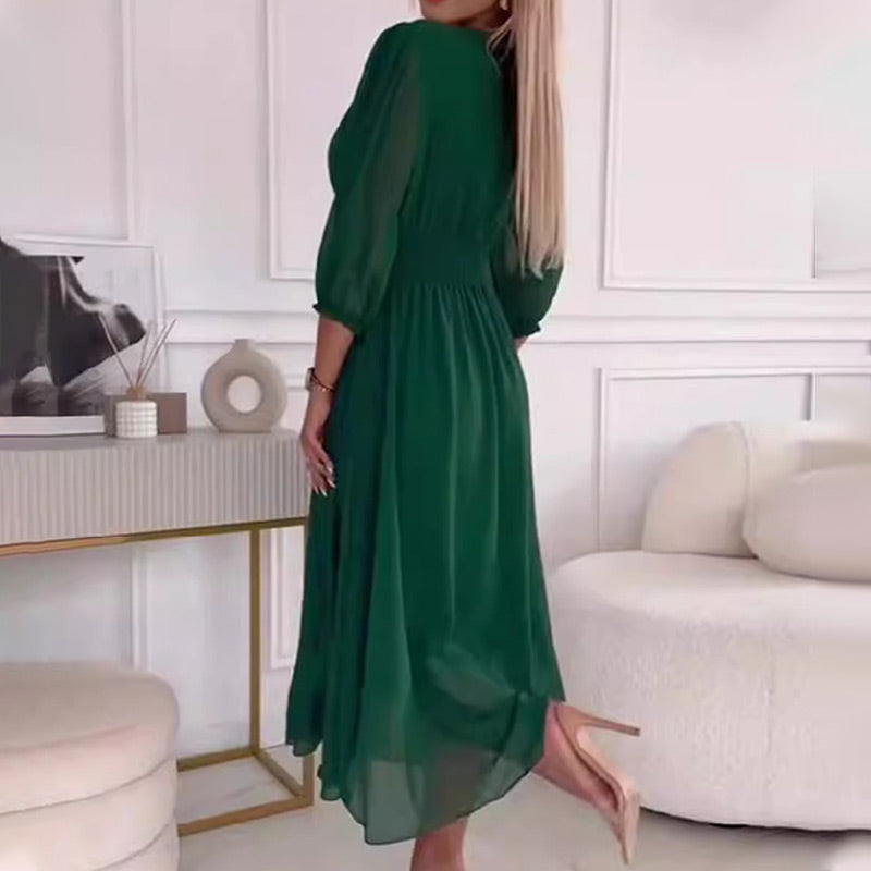 Romina Boutique Light Chiffon Summer Dress Designer Edit