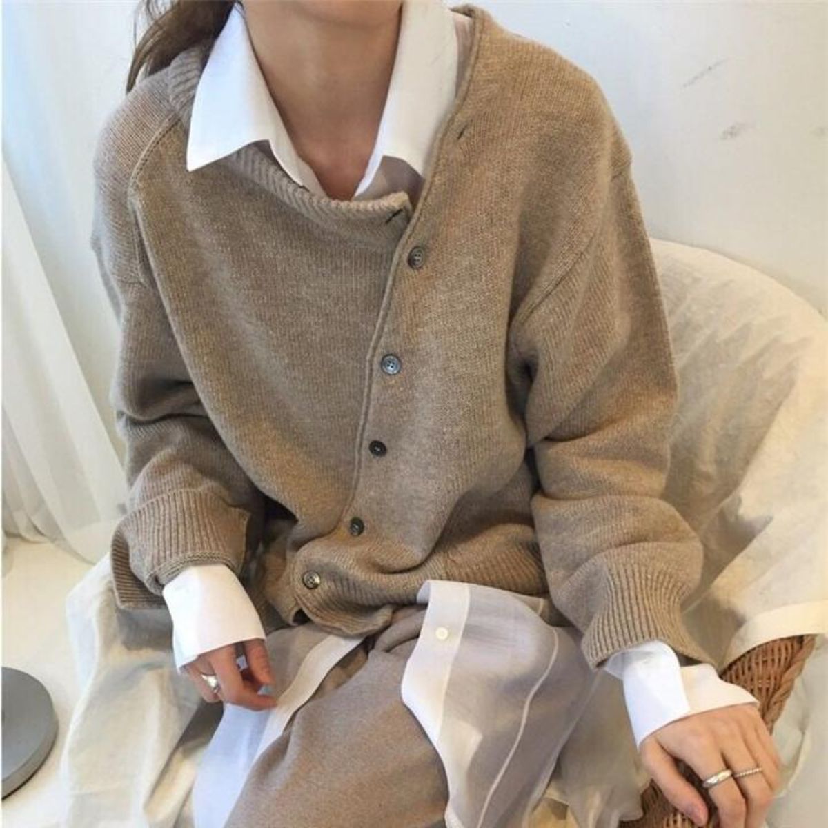 | Women’s Winter Button Knit Sweater