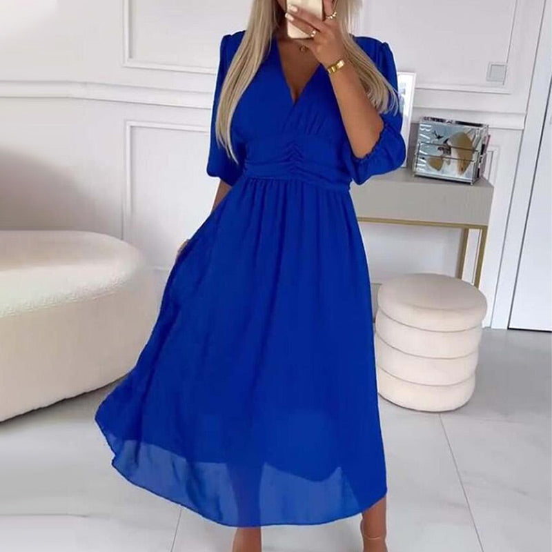 Jamie Statement Fashionable Light Dress Premium Wardrobe Essential