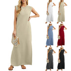 Florencia Minimalist Linlada Summer Dress Elevated Occasion Wear