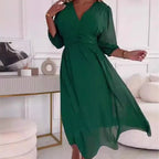 Juliana Chic Light Chiffon Summer Dress Premium Wardrobe Essential