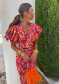 Florencia Statement , Figure Hugging Dress Evening Wear Edit