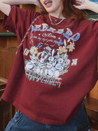 Sunny Bunny Short Sleeve Oversized Tee