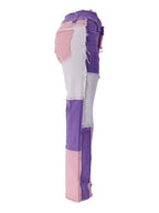 Pastel Patchwork Denim Boyfriend Jeans