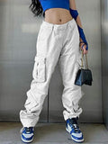 Straight Leg Vintage Y2K Cargo Jeans