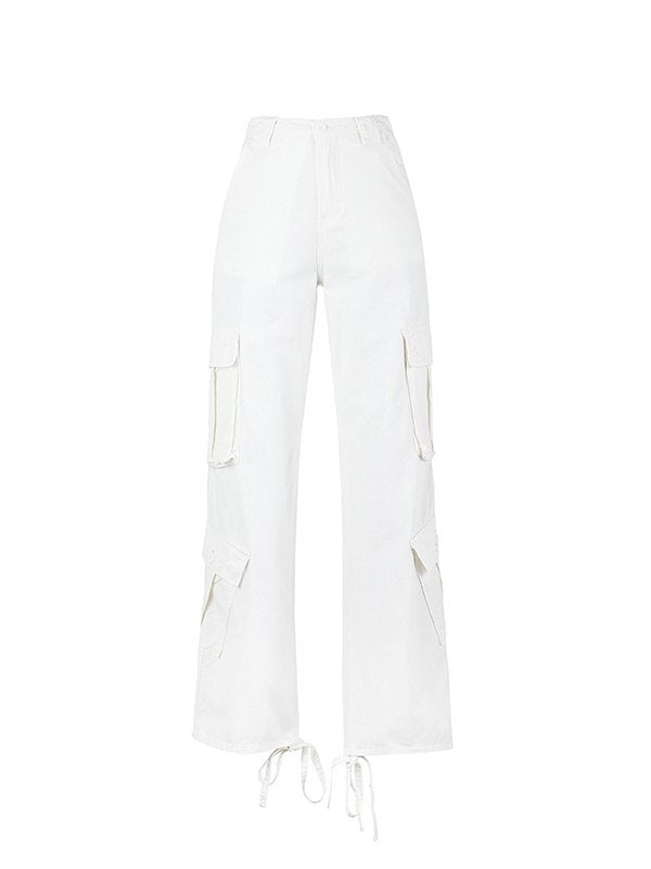 Straight Leg Vintage Y2K Cargo Jeans