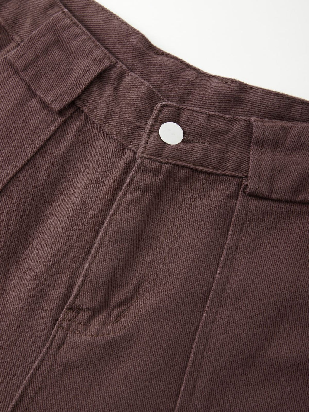 Vintage Wash Brown Baggy Cargo Jeans