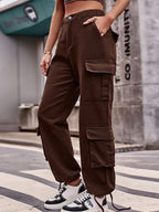 Multi Pockets Baggy Cargo Jeans